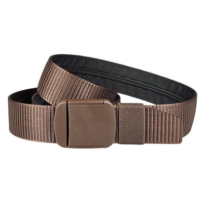 Anti-Theft Travel Belt with Concealed Money Pocket