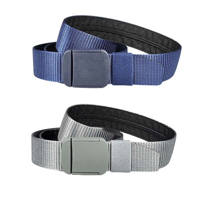 Anti-Theft Travel Belt with Concealed Money Pocket