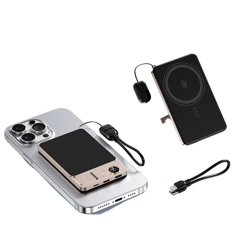 22.5W Slim Magnetic Power Bank, Charges 3 Devices Together