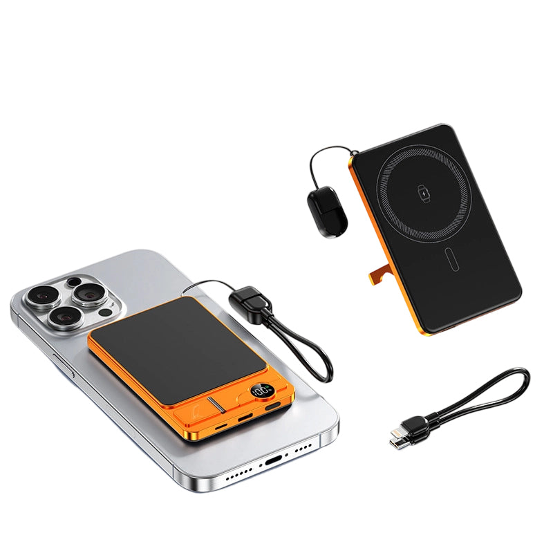 22.5W Slim Magnetic Power Bank, Charges 3 Devices Together