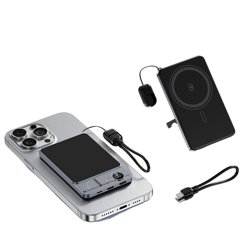 22.5W Slim Magnetic Power Bank, Charges 3 Devices Together