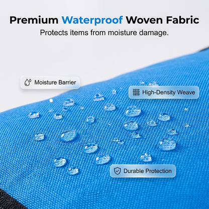 Foldable Zipper Storage Moving Bag – Durable Handles, Space-Saving, Reusable & Easy-Clean