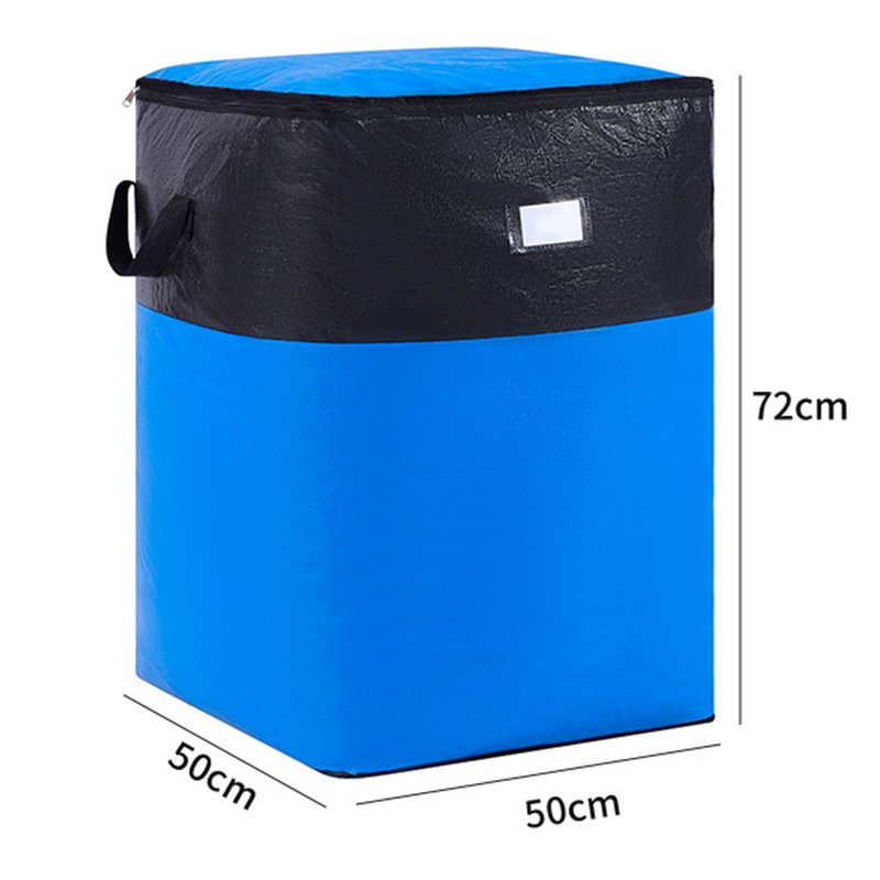 Foldable Zipper Storage Moving Bag – Durable Handles, Space-Saving, Reusable & Easy-Clean