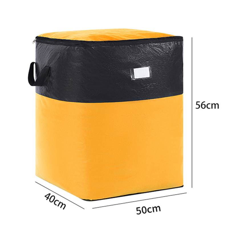 Foldable Zipper Storage Moving Bag – Durable Handles, Space-Saving, Reusable & Easy-Clean