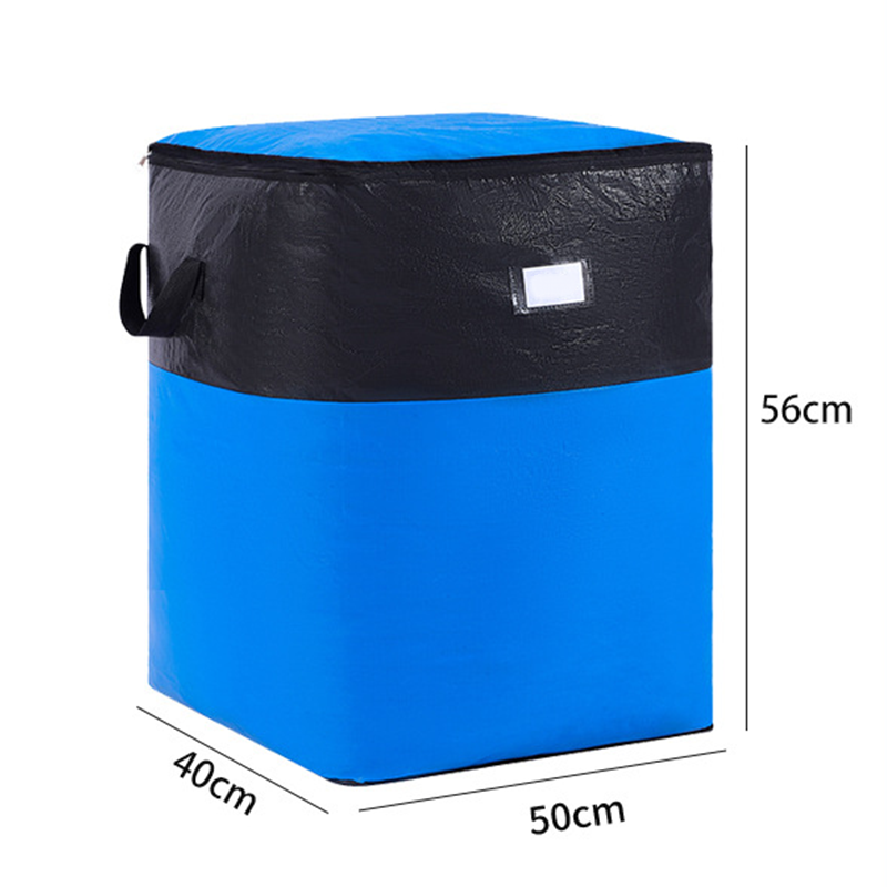 Foldable Zipper Storage Moving Bag – Durable Handles, Space-Saving, Reusable & Easy-Clean