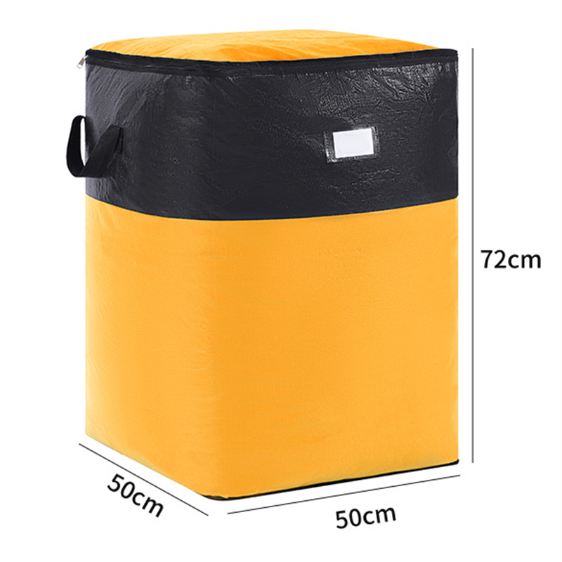 Foldable Zipper Storage Moving Bag – Durable Handles, Space-Saving, Reusable & Easy-Clean