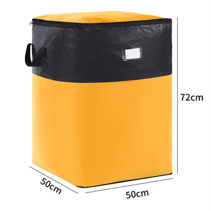 Foldable Zipper Storage Moving Bag – Durable Handles, Space-Saving, Reusable & Easy-Clean