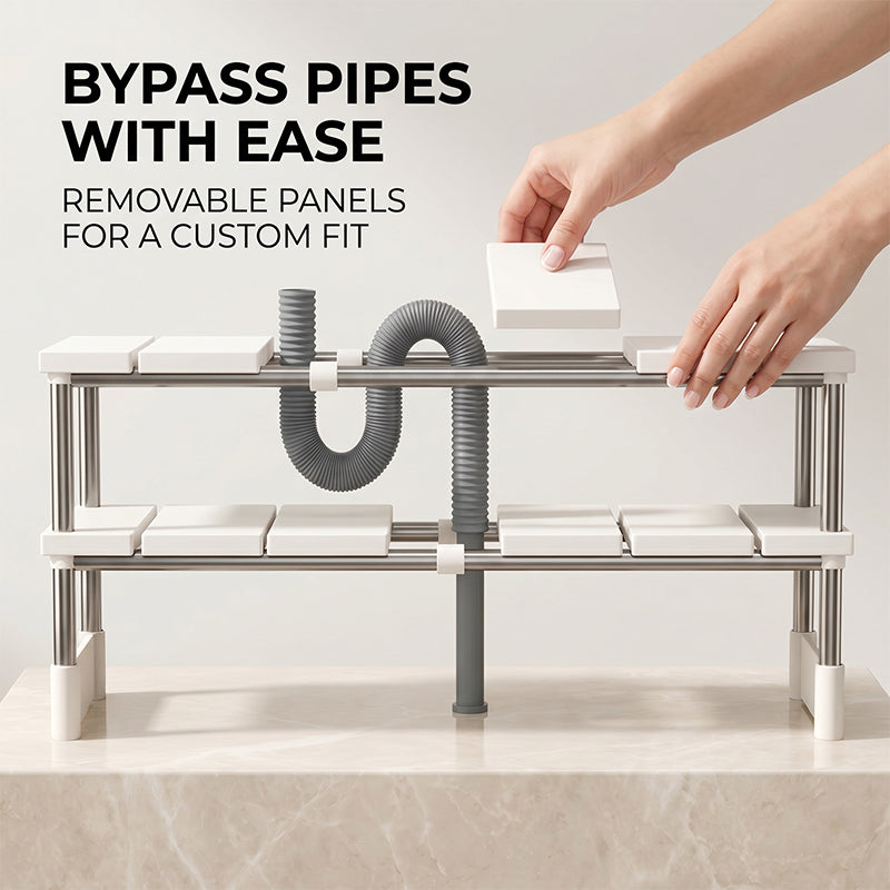 ⏳Time-Limited Special⏰Expandable Under Sink Shelf