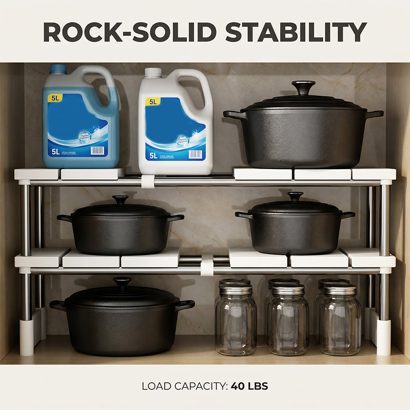 ⏳Time-Limited Special⏰Expandable Under Sink Shelf