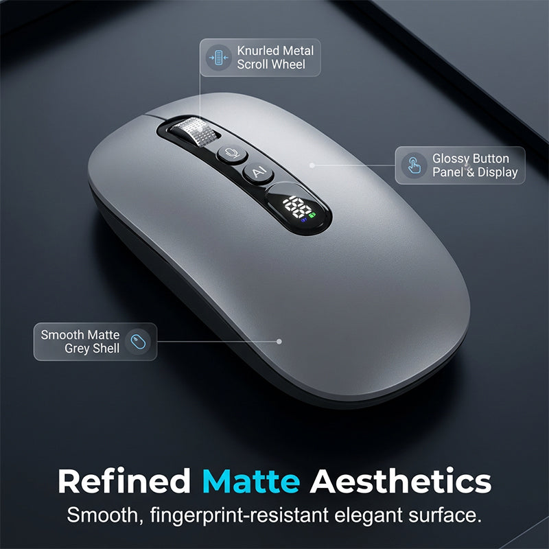 Silent AI Voice Translate Wireless Mouse for Work & Study