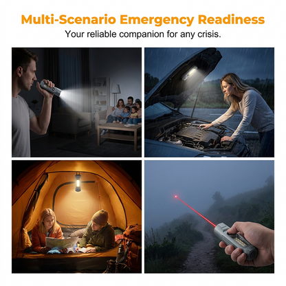 Infrared Laser Equipped COB Flashlight, Magnetic Mount Base