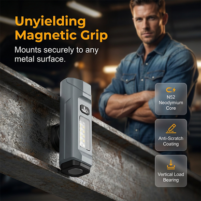 Infrared Laser Equipped COB Flashlight, Magnetic Mount Base