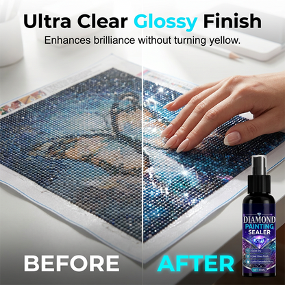 Diamond art sealer – locks beads, glossy finish, dries fast & lasts.