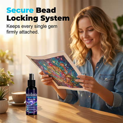 Diamond art sealer – locks beads, glossy finish, dries fast & lasts.