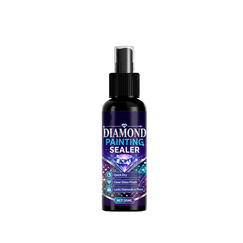 Diamond art sealer – locks beads, glossy finish, dries fast & lasts.