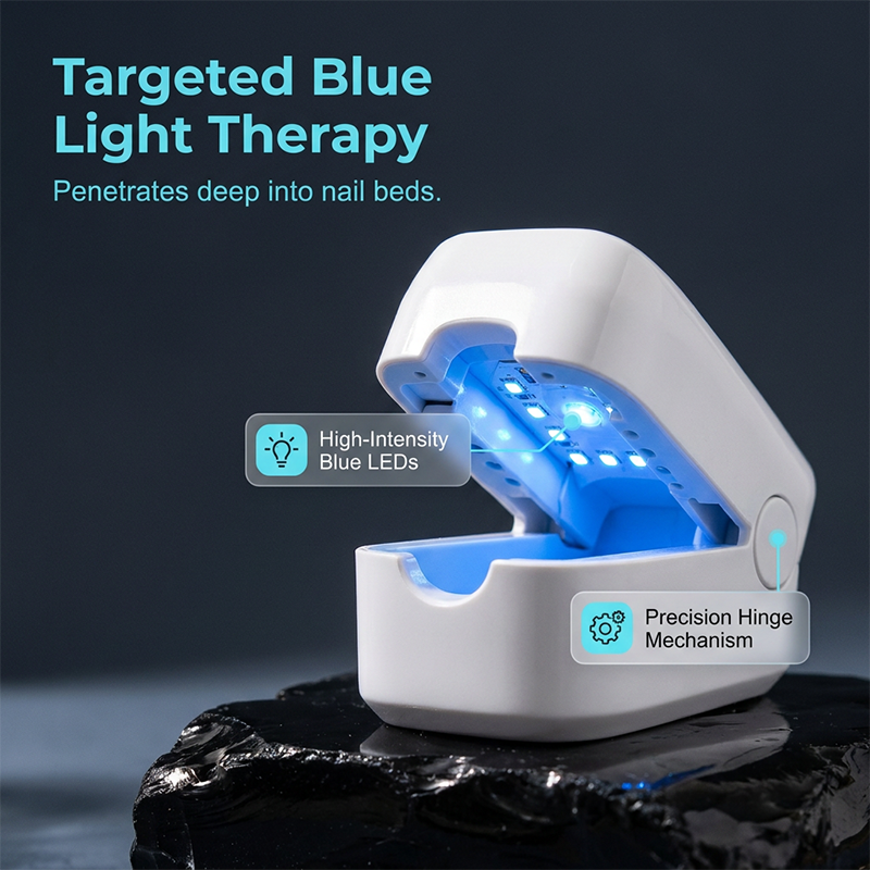Portable Handheld Blue Light Device for Nail Care