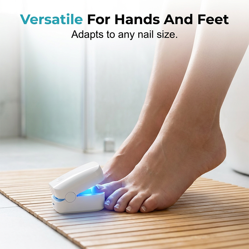 Portable Handheld Blue Light Device for Nail Care