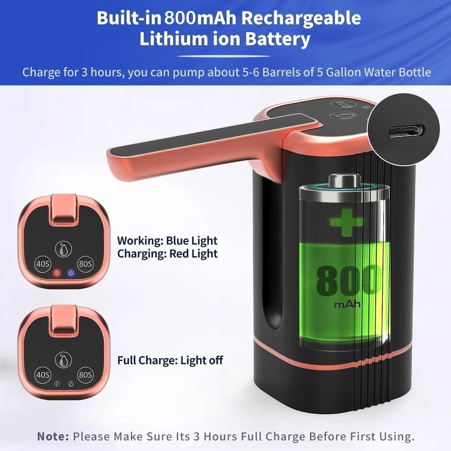 Silent Multi Auto Dispenser Pump for Standard Bottles