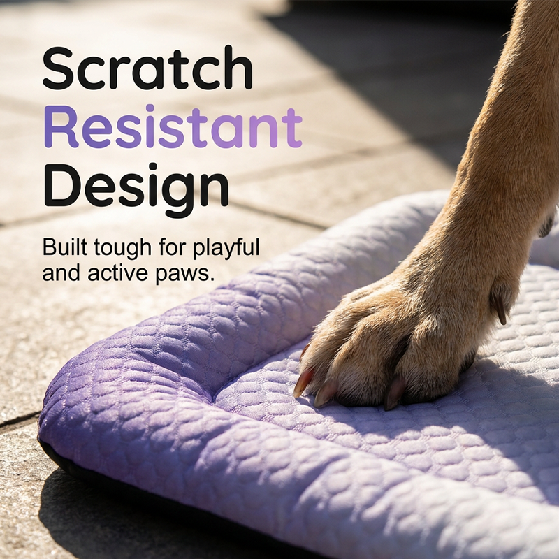 Gradient Ice Silk Pet Cooling Mat, Washable for Dogs & Cats, Multi Sizes