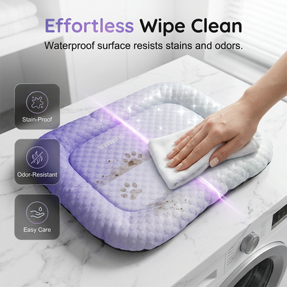 Gradient Ice Silk Pet Cooling Mat, Washable for Dogs & Cats, Multi Sizes
