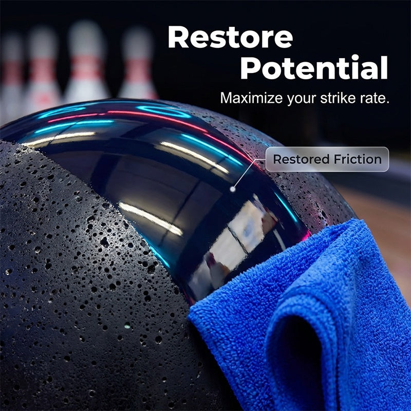Pro-Grade Bowling Ball Cleaner – Removes Oil, Restores Performance, Includes Towel