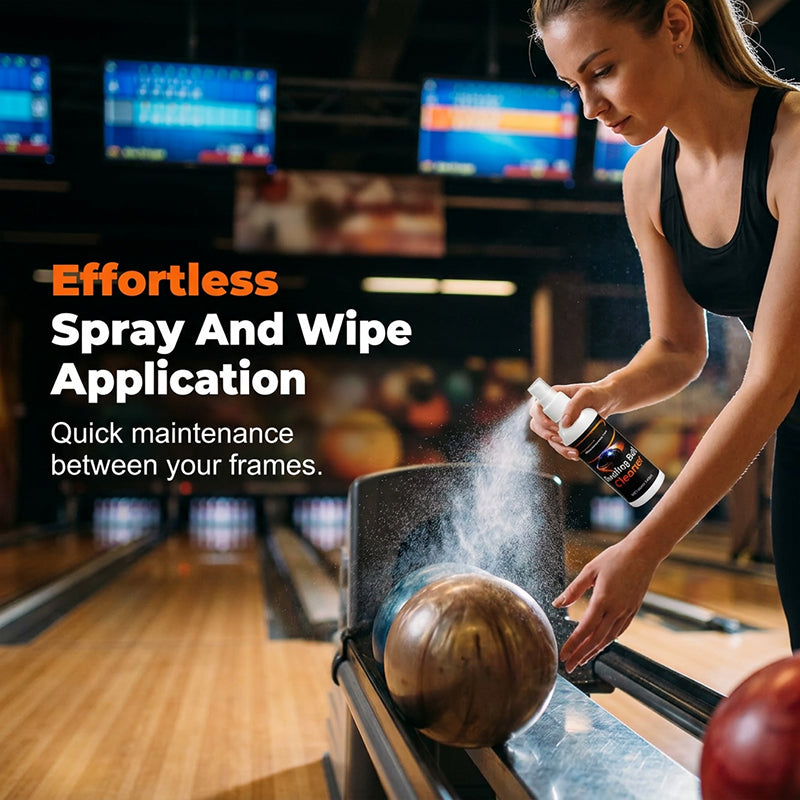 Pro-Grade Bowling Ball Cleaner – Removes Oil, Restores Performance, Includes Towel
