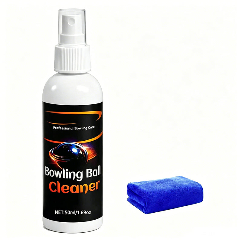 Pro-Grade Bowling Ball Cleaner – Removes Oil, Restores Performance, Includes Towel