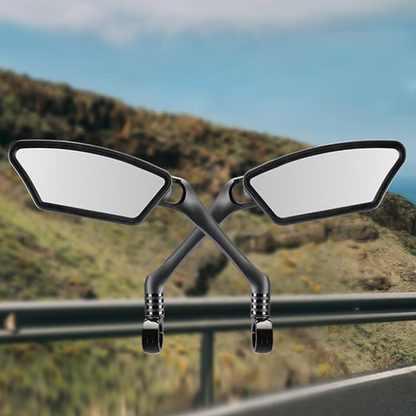 360° Swivel Bike Mirror – Shockproof, Weatherproof, Universal Fit