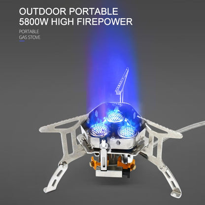 🔥Camping Gas Burner – 5800W, Piezo Ignition, Windproof