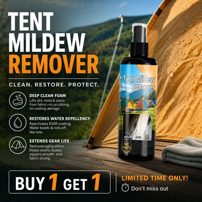 Spray & Wipe Outdoor Mold Mildew Cleaner, Eco Safe, Preserves Waterproofing