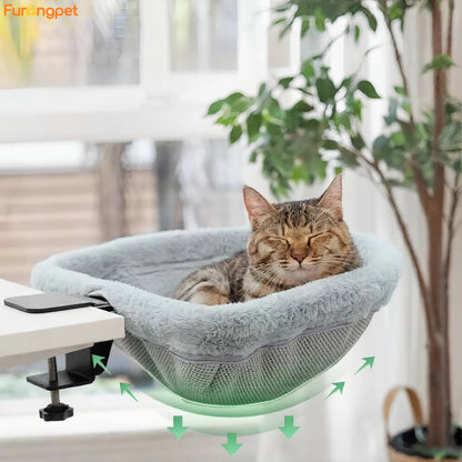 Furongpet™ Cozy Desk-Side Cat Nest