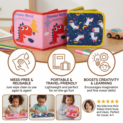 Portable Reusable Drawing Book for Children